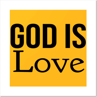 God Is Love Cool Motivational Christian Posters and Art